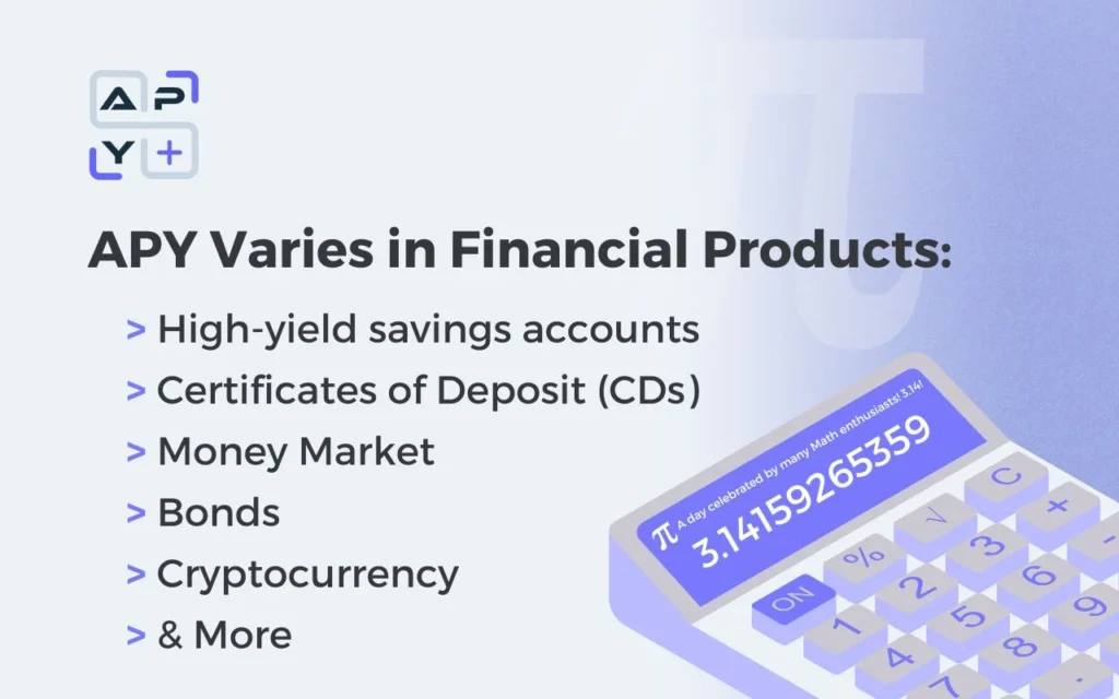 How APY Varies in Financial Products Savings, CDs, and More